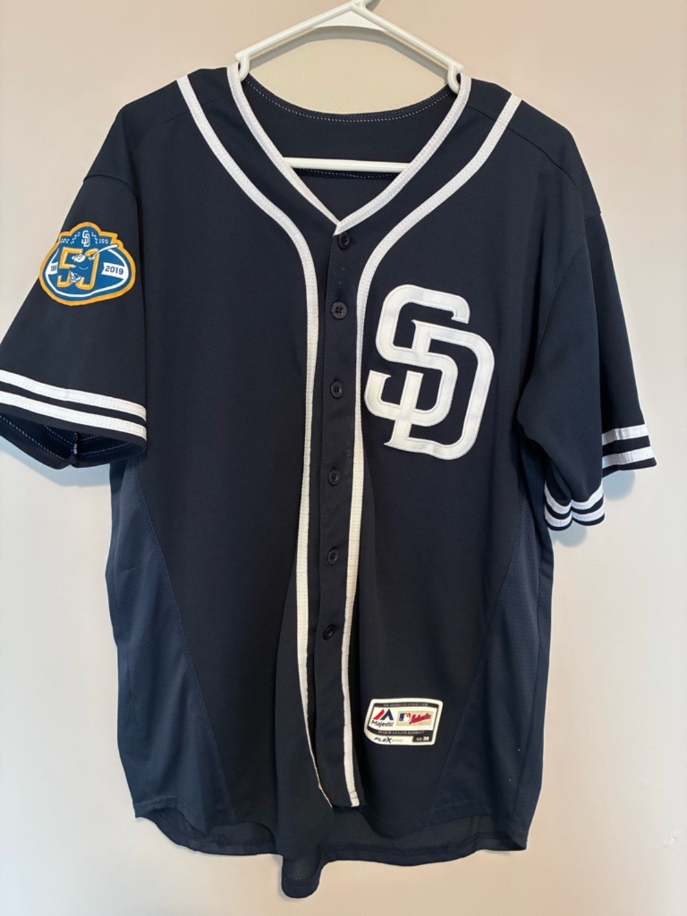 Majestic Navy Blue San Diego Padres Jersey with White Trim #23 TATIS JR